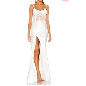 Gorgeous Two piece: corset with full length skirt.